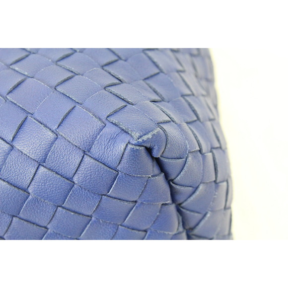 Bottega Veneta Medium Garda Bag Leather Blue - Picture 9 of 10